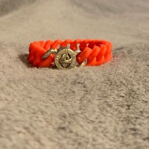 Kids Rustic Cuff Coral Bracelet